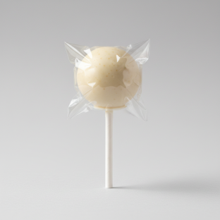 Individually Packaged: Vanilla Cake Pop