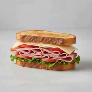 Ham & Swiss Sandwich