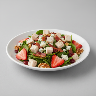 Strawberry Bistro Salad w/ Diced Chicken