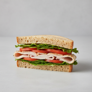 Roasted Turkey Sandwich on Gluten Free Bread