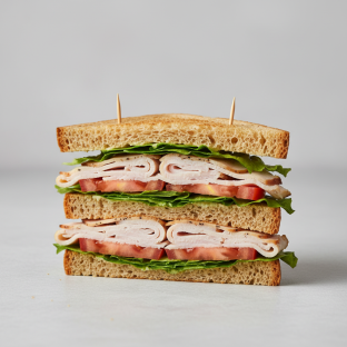 Turkey Club Sandwich on Gluten Free Bread