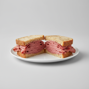 Corned Beef Sandwich on Gluten Free Bread