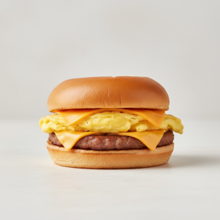 NY Egg Sandwich with Pork Sausage