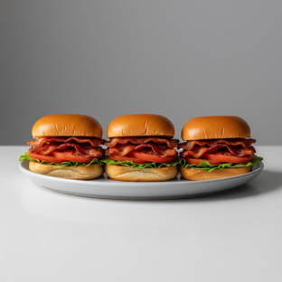 Bacon, Lettuce, Tomato Sliders