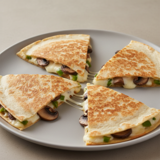 Mushroom Quesadilla Mushroom Quesadilla