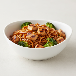 Chicken Teriyaki Yakisoba Noodles with Broccoli Chicken Teriyaki Yakisoba Noodles with Broccoli