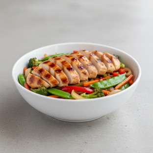 Chicken Breast Teriyaki Power Bowl (Veggies Only)
