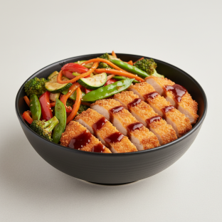 Chicken Katsu Power Bowl (Veggies Only)