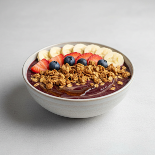 Plain Acai with Honey Bowl