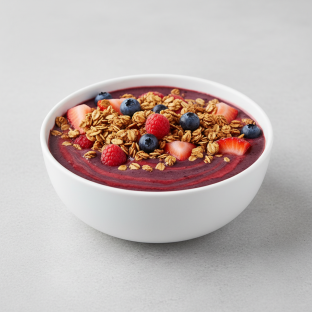 Strawberry Acai Bowl (No Honey)