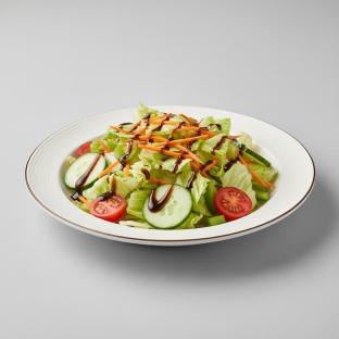 Vegan House Salad with Balsamic Vinaigrette