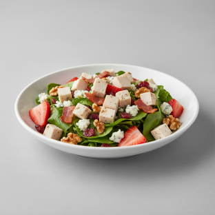 Strawberry Bistro Salad w/ Diced Chicken