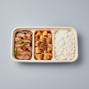 Twice Cooked Pork | Mapo Tofu | Steamed Rice Twice Cooked Pork | Mapo Tofu | Steamed Rice