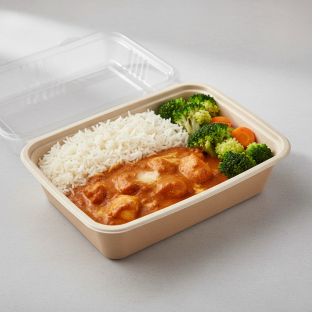 Halal Butter Chicken Boxed Meal Halal Butter Chicken Boxed Meal