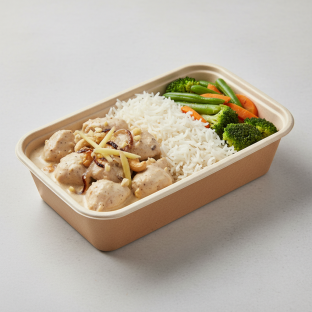 Halal Chicken Shahi Boxed Meal Halal Chicken Shahi Boxed Meal