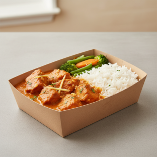 Halal Friendly Fish Tikka Masala Boxed Meal Halal Friendly Fish Tikka Masala Boxed Meal
