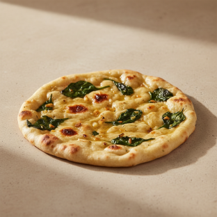 Spinach Garlic Naan Spinach Garlic Naan