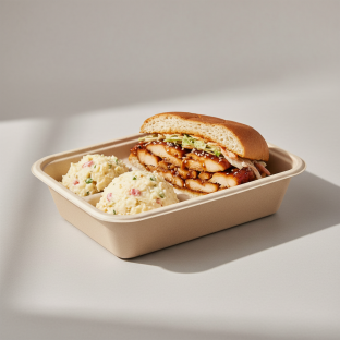 Gluten Free Korean BBQ Chicken Sandwich Boxed Lunch Gluten Free Korean BBQ Chicken Sandwich Boxed Lunch