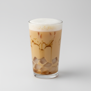 35% Sweetness Milk Tea w/Lychee Jelly