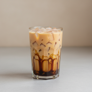 35% Sweetness Oolong Milk Tea w/Lychee Jelly