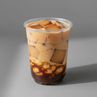 35% Sweetness Milk Tea w/Pudding