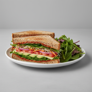 [Flexport] Vegetarian Sandwich with Mixed Greens