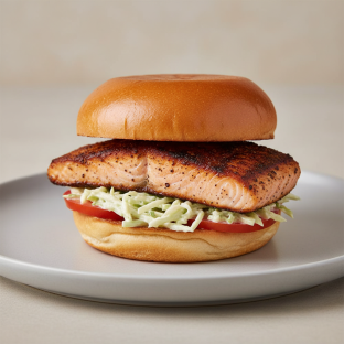 Blackened Salmon Slider