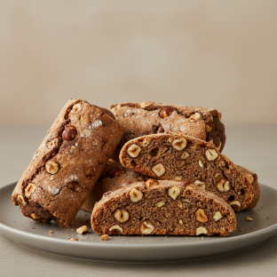 Biscotti - Mocha-Hazelnut *contains nuts