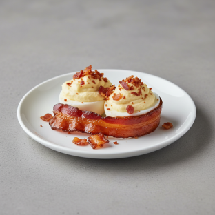 Deviled Bacon & Eggs