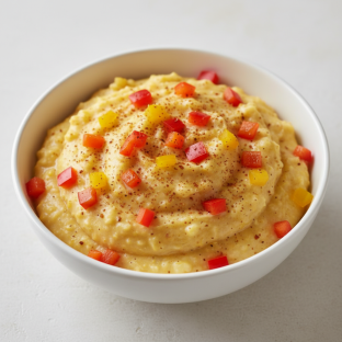 Vegetarian Grits with Peppers