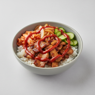Spicy Pork Rice Bowl (Spicy)