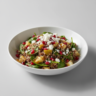Pear Pomegranite Quinoa Salad