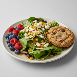 Farmers Salad With Cowboy Cookie