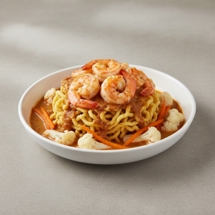 Panang + crispy noodle | Shrimp
