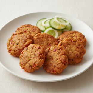 Tod mun chicken (chicken fritter)