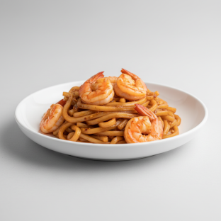 Udon phad thai shrimp