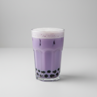 Taro Milk Tea with Non Dairy Creamer (Half Sweetness) Taro Milk Tea with Non Dairy Creamer (Half Sweetness)