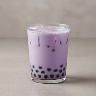 Taro Milk Tea with Almond Milk (Half Sweetness) Taro Milk Tea with Almond Milk (Half Sweetness)
