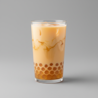 Mango Milk Tea with Whole Milk (Half Sweetness) Mango Milk Tea with Whole Milk (Half Sweetness)