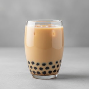 House Boba Milk Tea with Non Dairy Creamer (Quarter Sweetness) House Boba Milk Tea with Non Dairy Creamer (Quarter Sweetness)