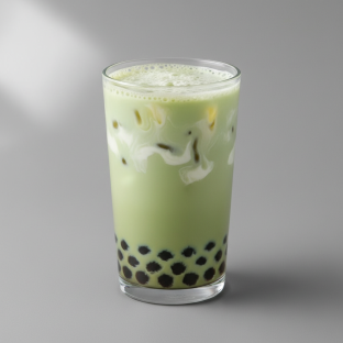 Jasmine Green Milk Tea with Non Dairy Creamer (Quarter Sweetness) Jasmine Green Milk Tea with Non Dairy Creamer (Quarter Sweetness)