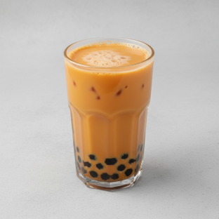 Thai Milk Tea with Non Dairy Creamer (Quarter Sweetness) Thai Milk Tea with Non Dairy Creamer (Quarter Sweetness)