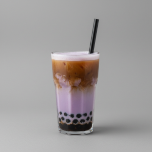 Yam Milk Tea [50% Sweet]