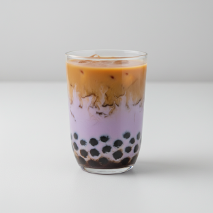 Yam Milk Tea [75% Sweet]