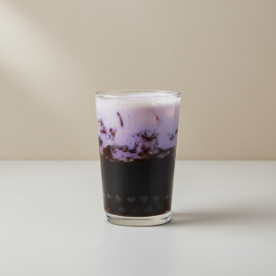 Yam Almond Milk Tea [Full Sweet]