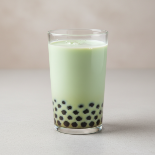 Peppermint Non-Dairy Milk Tea [Full Sweet]