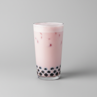 Lychee Thai Tea with Boba [25% Sweet]