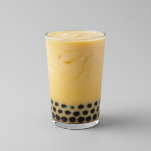 Mango Yakult with Boba [25% Sweet]