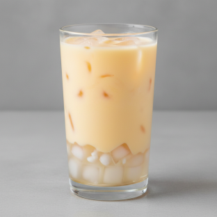 Mango Yakult with Lychee Jelly [25% Sweet]