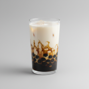 Brown Sugar Bubble Milk Tea [25% Sweet]